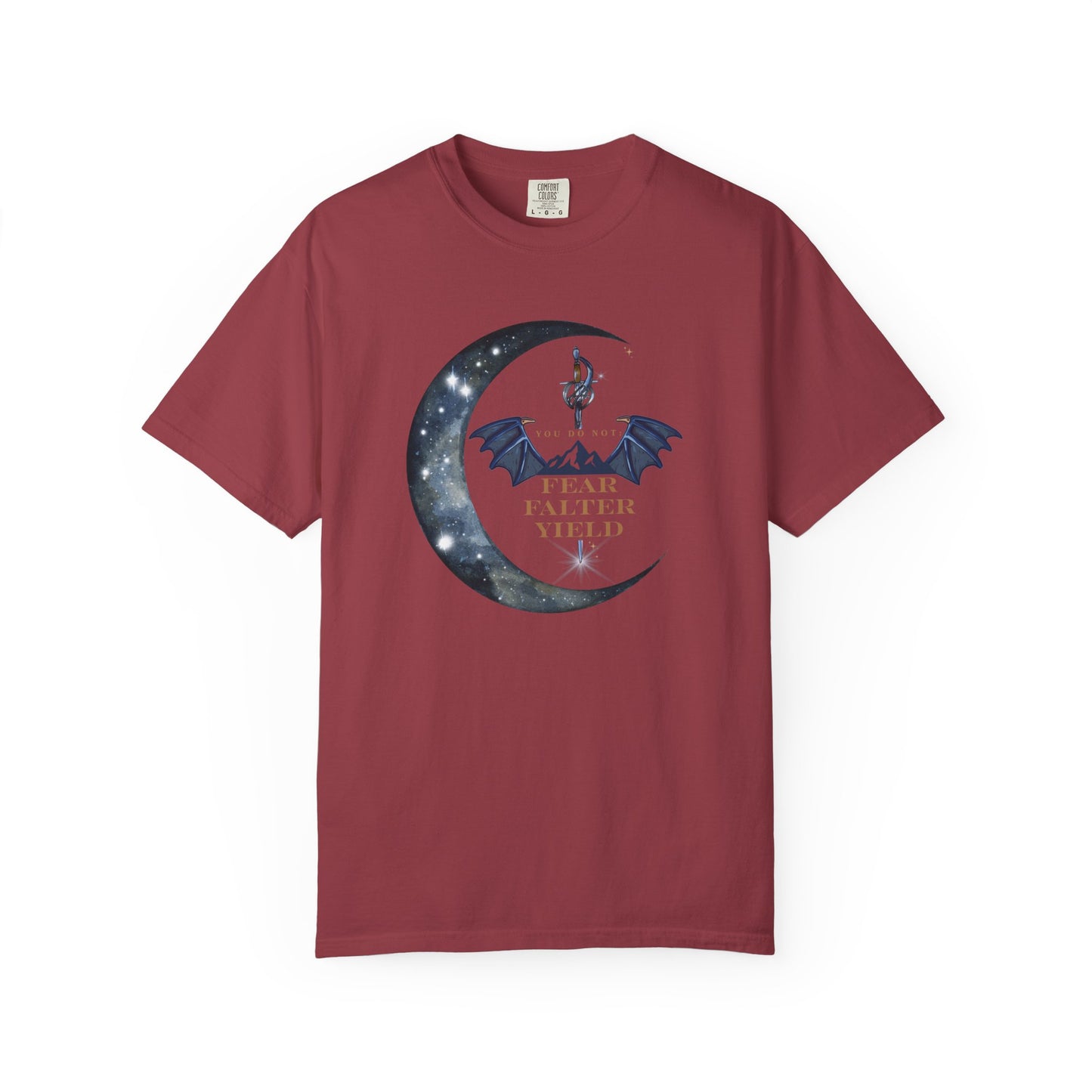 You Do Not Fear, Falter, Yield Tee | Fourth Wing Quote Shirt for BookTok Readers