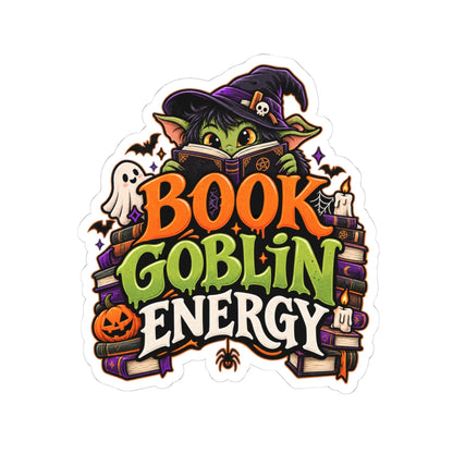 Book Goblin Energy Sticker | Funny BookTok Reader Decal