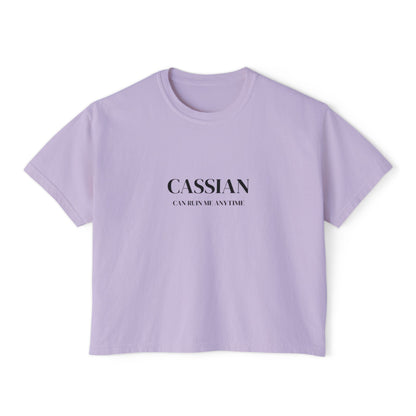 Chic Women's Boxy Tee with Inspirational Quote, Casual Summer Top, Everyday Wear, Gift for Her, Graphic Tee for Women