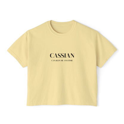 Chic Women's Boxy Tee with Inspirational Quote, Casual Summer Top, Everyday Wear, Gift for Her, Graphic Tee for Women