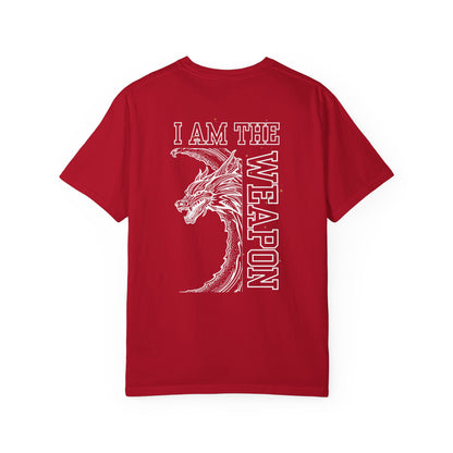 I Am the Weapon Tee | Xaden Riorson Fourth Wing Shirt for BookTok Fans Back Print
