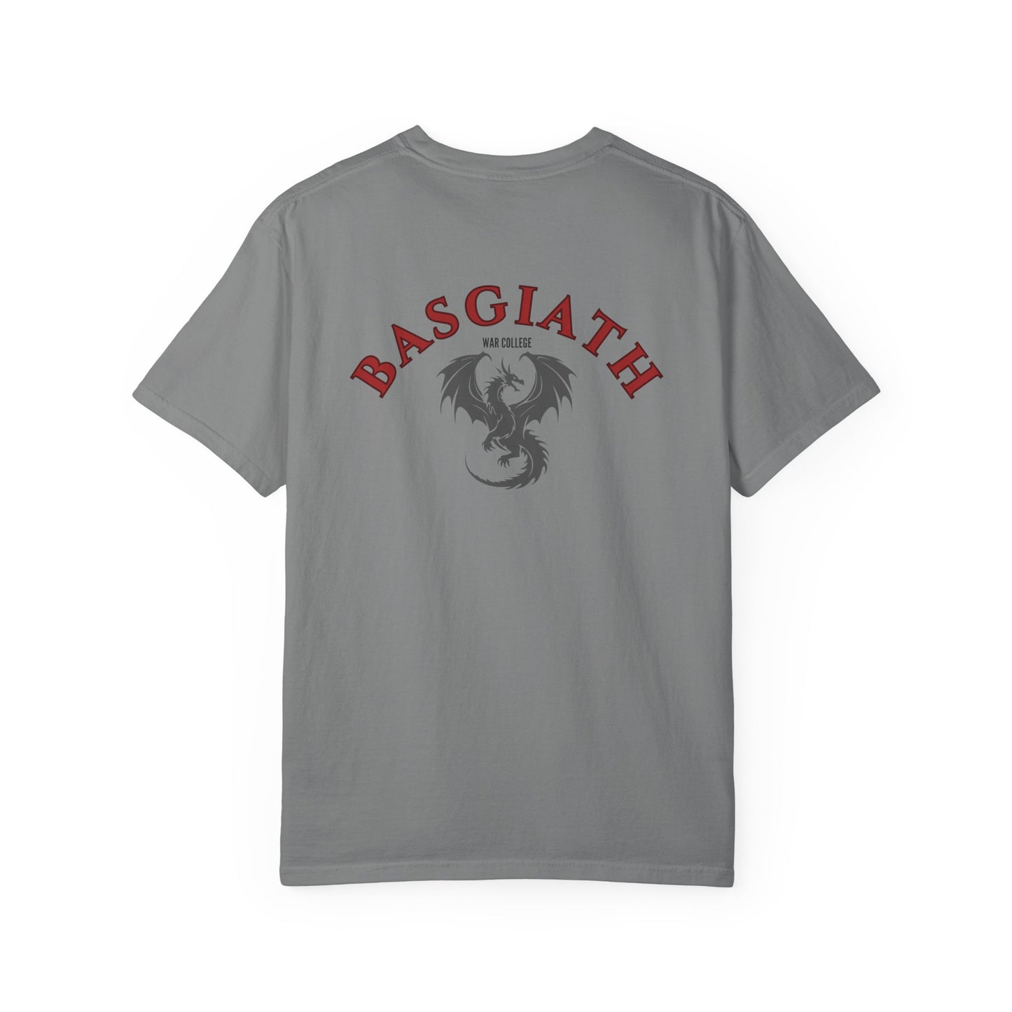 Basgiath War College Dragon Rider T-Shirt – Fantasy Academy Back Print Tee | Romantasy Reader Shirt