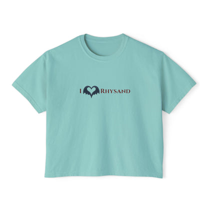 BookTok Rhysand Boxy Tee | Women's Boxy Tee | Casual Graphic T-Shirt, Everyday Wear, Gift for Her, Minimalist Style, Comfy Tee