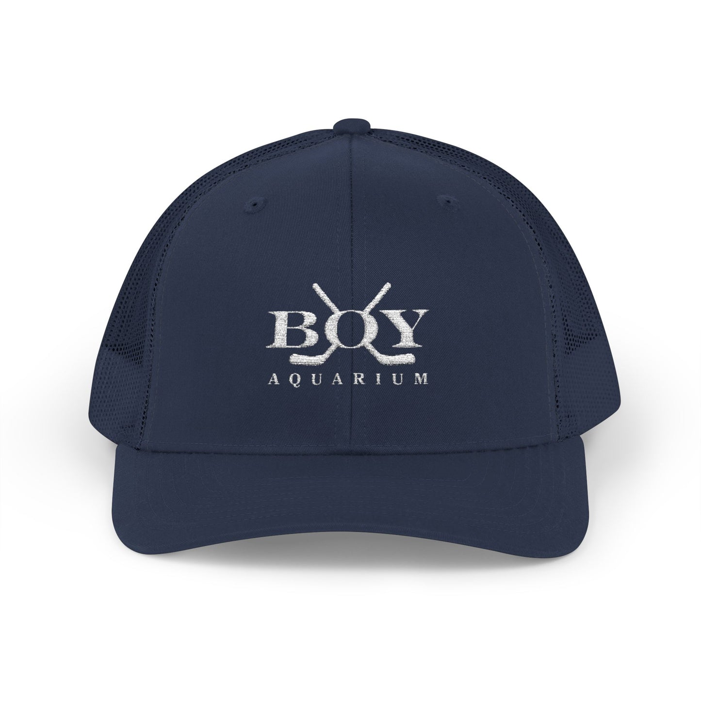Boy Aquarium Hockey Trucker Cap | Embroidered Logo Hat