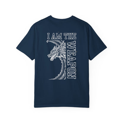 I Am the Weapon Tee | Xaden Riorson Fourth Wing Shirt for BookTok Fans Back Print