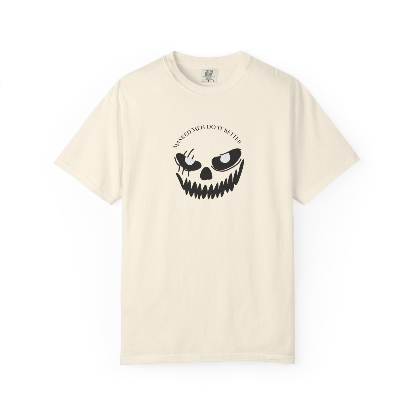 Masked Men Do It Better Unisex Garment-Dyed T-shirt - Spicy Book Lover Shirt - Bookish Apparel