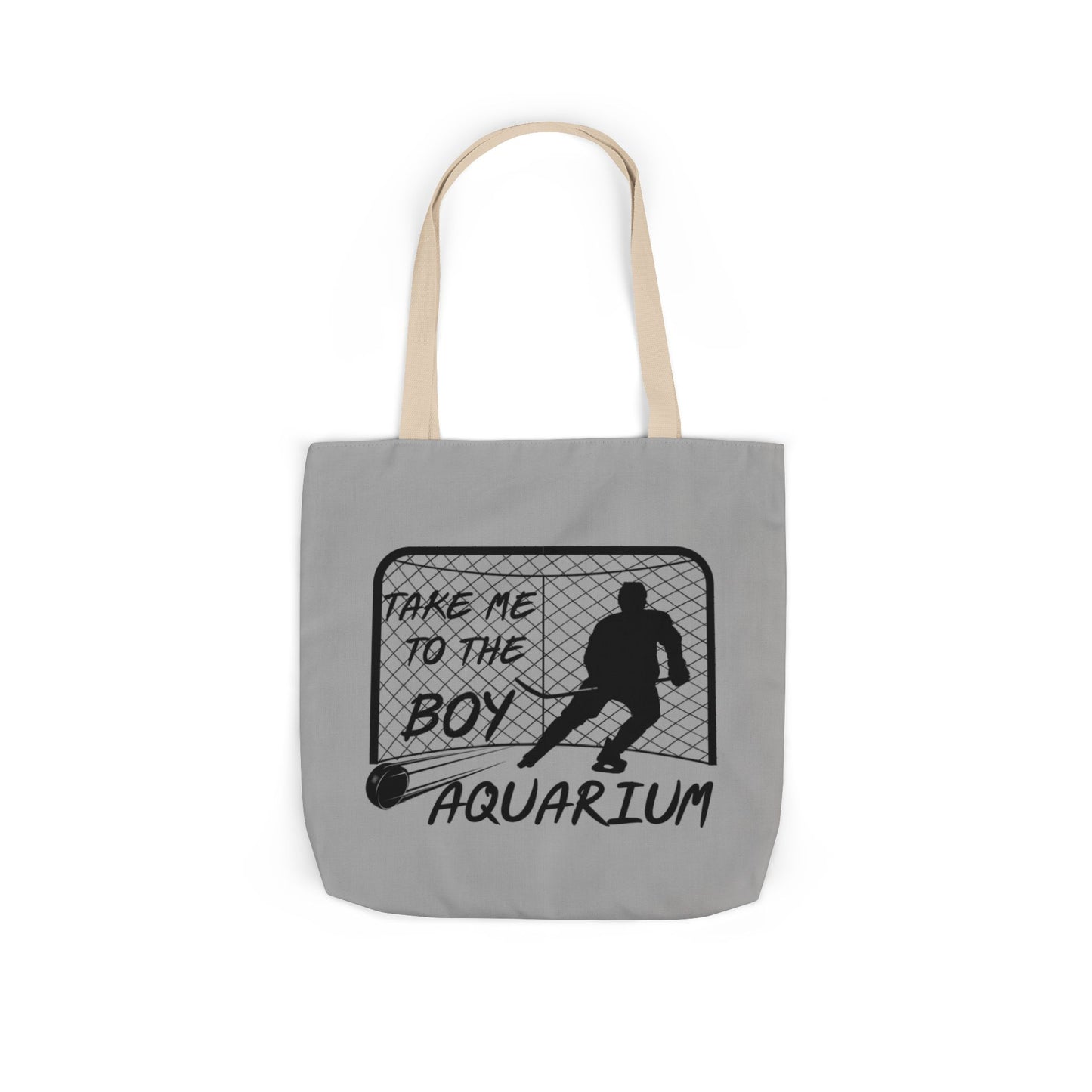 Take Me to the Boy Aquarium Tote Bag | Hockey Fan Canvas Tote