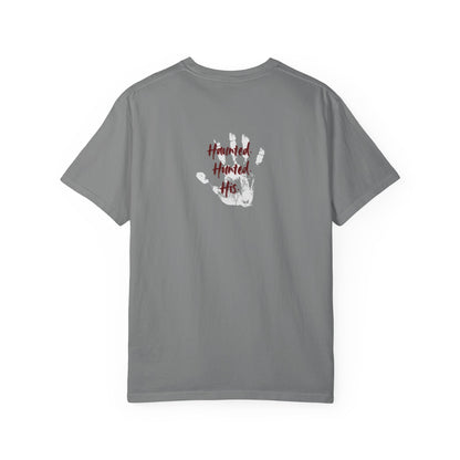 Handprint Unisex Garment-Dyed T-Shirt - Unique Casual Wear | Haunted. Hunted. His.
