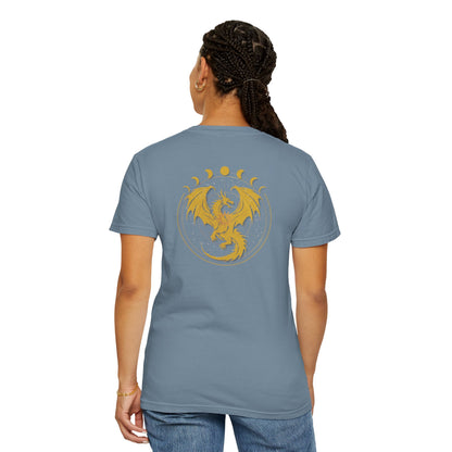 Dragon Book Lovers T-shirt - Unisex Garment-Dyed