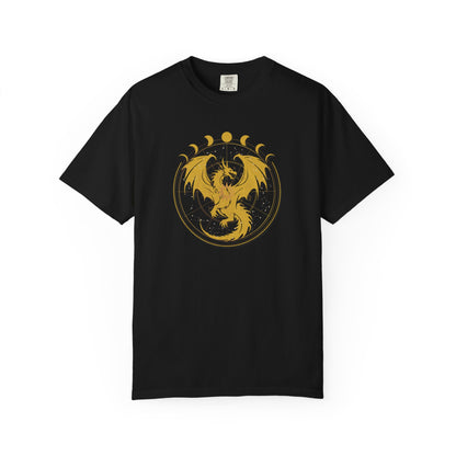 Dragons & Constellations Tee | Romantasy-Inspired Fourth Wing Shirt for BookTok Readers