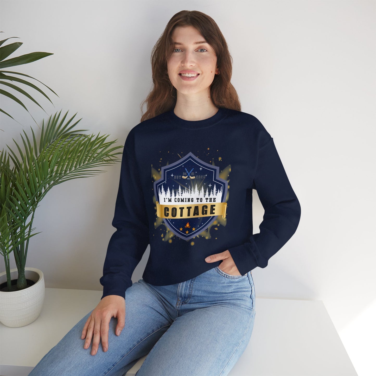 I’m Coming to the Cottage Sweatshirt | Cozy Romance Reader Crewneck