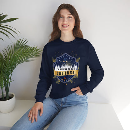 I’m Coming to the Cottage Sweatshirt | Cozy Romance Reader Crewneck