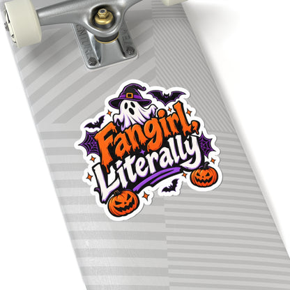 Fangirl, Literally Sticker | Vampire Book Lover Decal