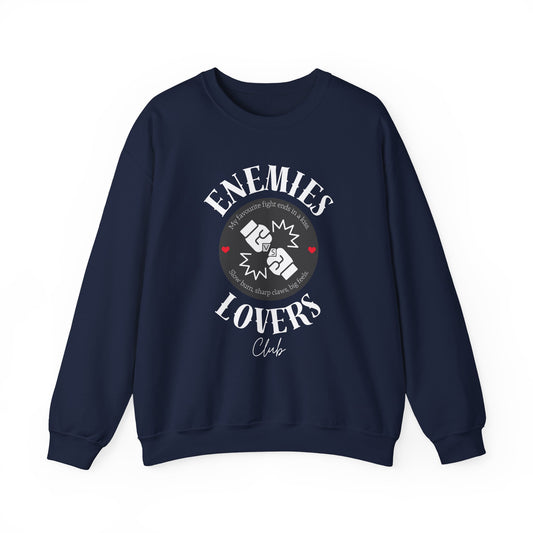 Enemies vs Lovers Club Sweatshirt | Enemies to Lovers Romance Pullover for BookTok Fans