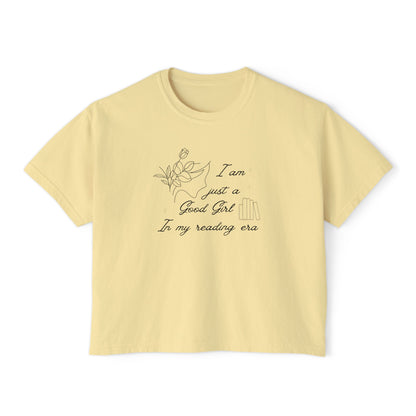 I’m Just a Good Girl in My Reading Era Tee | BookTok Romance Reader Shirt
