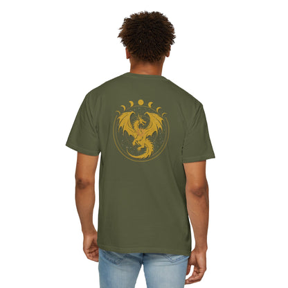 Dragon Book Lovers T-shirt - Unisex Garment-Dyed