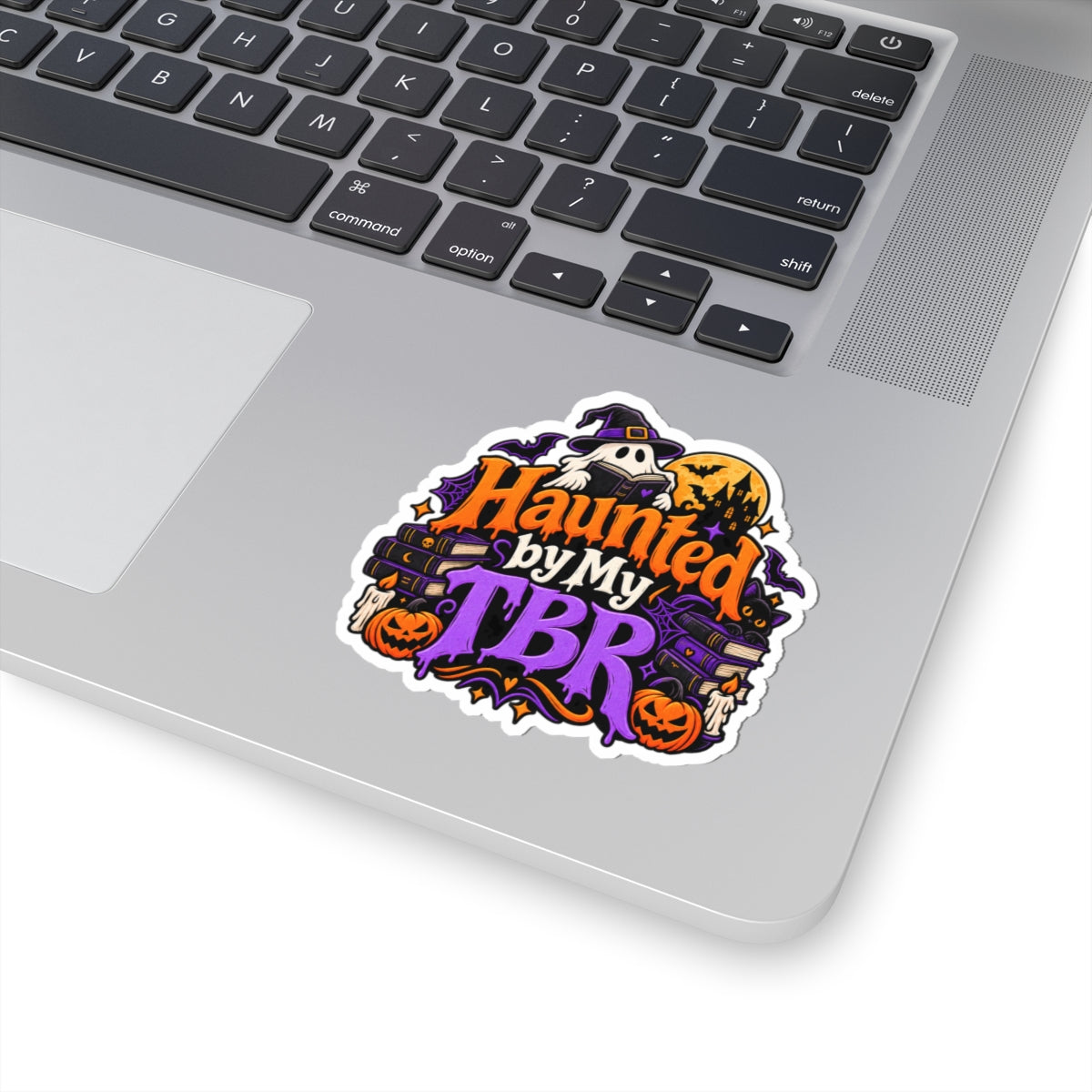 Haunted by My TBR Sticker | Funny Halloween Reader Decal