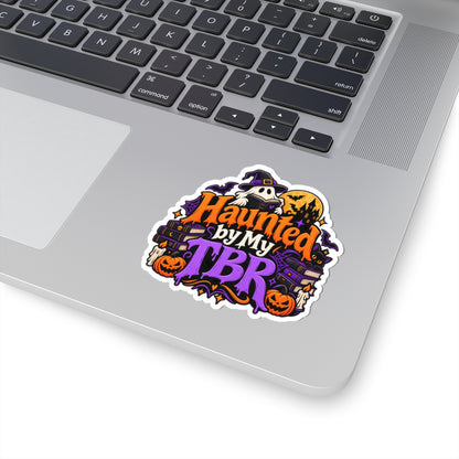 Haunted by My TBR Sticker | Funny Halloween Reader Decal