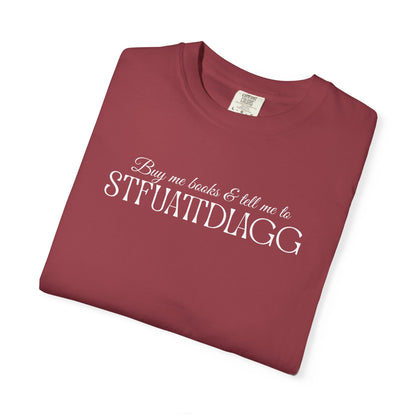 STFUATTDLAGG Playful Unisex Garment-Dyed T-Shirt | Casual Style for Everyday Wear | Gift for Friends, Birthdays, Holidays, Family Gatherings