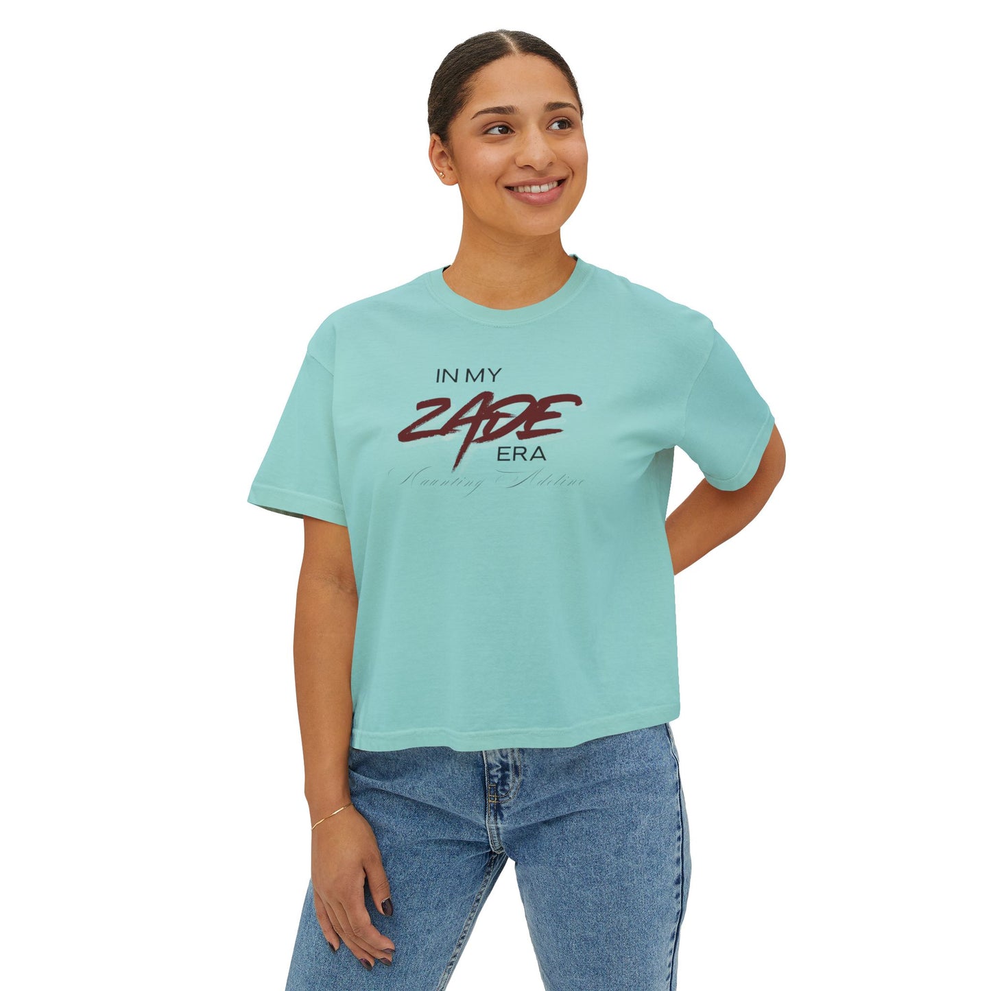 In My Zade Era Women's Boxy Tee - Trendy Graphic Tee, Casual Wear, Gift for Her, Summer Fashion, Everyday Comfort