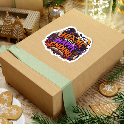 Hex Me With a Happy Ending Sticker | Witchy Romance Decal