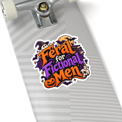 Feral for Fictional Men Sticker | Monster Romance Decal