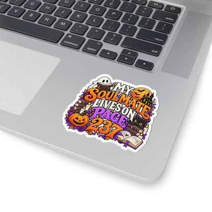 My Soulmate Lives on Page 238 Sticker | Book Boyfriend Decal