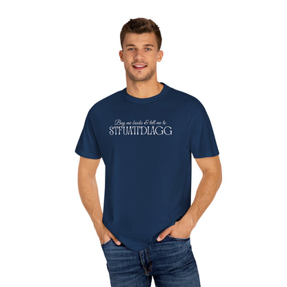 STFUATTDLAGG Playful Unisex Garment-Dyed T-Shirt | Casual Style for Everyday Wear | Gift for Friends, Birthdays, Holidays, Family Gatherings