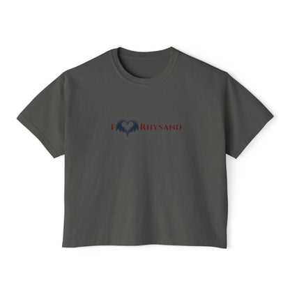 BookTok Rhysand Boxy Tee | Women's Boxy Tee | Casual Graphic T-Shirt, Everyday Wear, Gift for Her, Minimalist Style, Comfy Tee