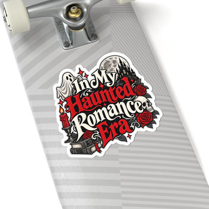 In My Haunted Romance Era Sticker | Halloween BookTok Decal