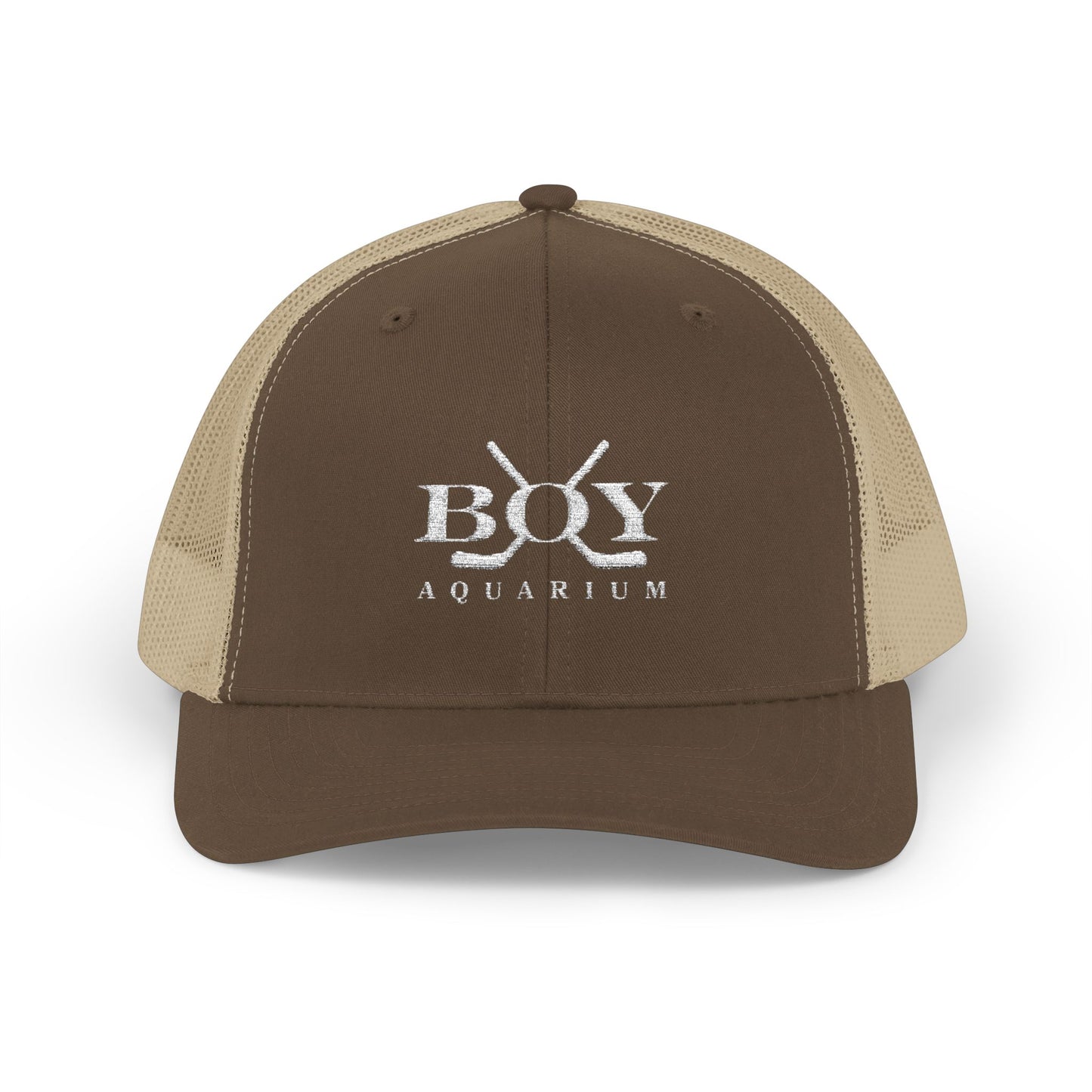 Boy Aquarium Hockey Trucker Cap | Embroidered Logo Hat