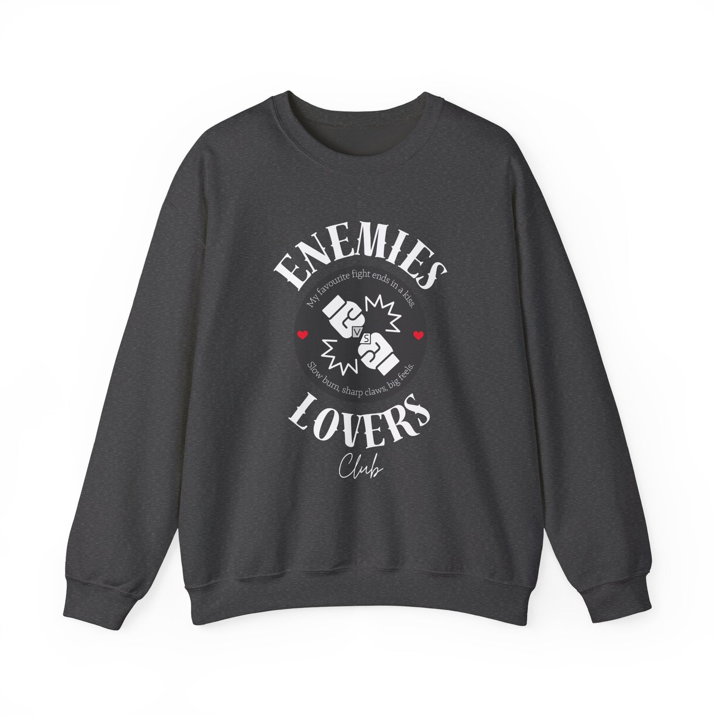 Enemies vs Lovers Club Sweatshirt | Enemies to Lovers Romance Pullover for BookTok Fans
