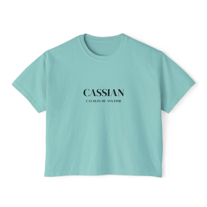 Chic Women's Boxy Tee with Inspirational Quote, Casual Summer Top, Everyday Wear, Gift for Her, Graphic Tee for Women