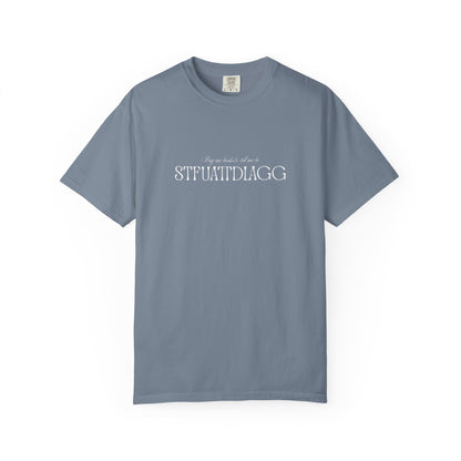 Buy Me Books & Tell Me to STFUATTDLAGG Tee | Minimalist Spicy Bookish Shirt