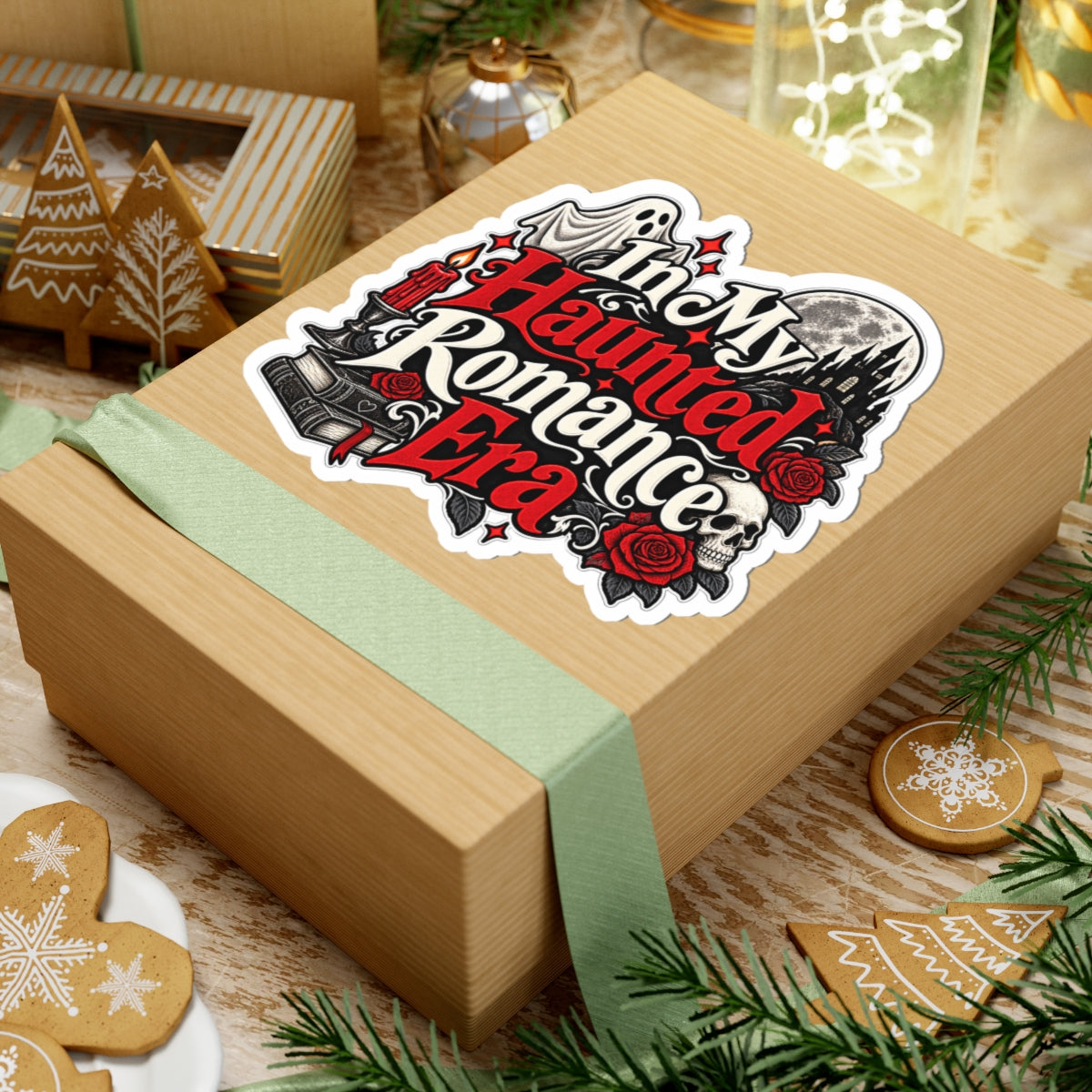 In My Haunted Romance Era Sticker | Halloween BookTok Decal
