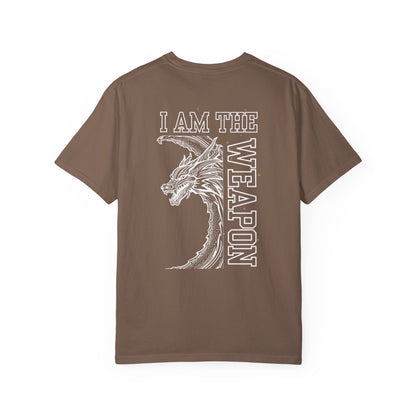 I Am the Weapon Tee | Xaden Riorson Fourth Wing Shirt for BookTok Fans Back Print