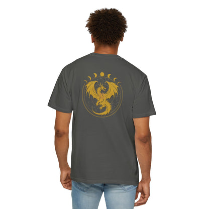Dragon Book Lovers T-shirt - Unisex Garment-Dyed