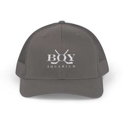 Boy Aquarium Hockey Trucker Cap | Embroidered Logo Hat