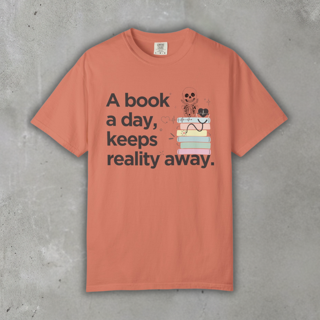 A_book_a_day_keeps_reality_away_Terracotta