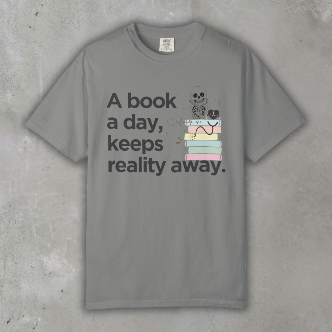 A_book_a_day_keeps_reality_away_granite