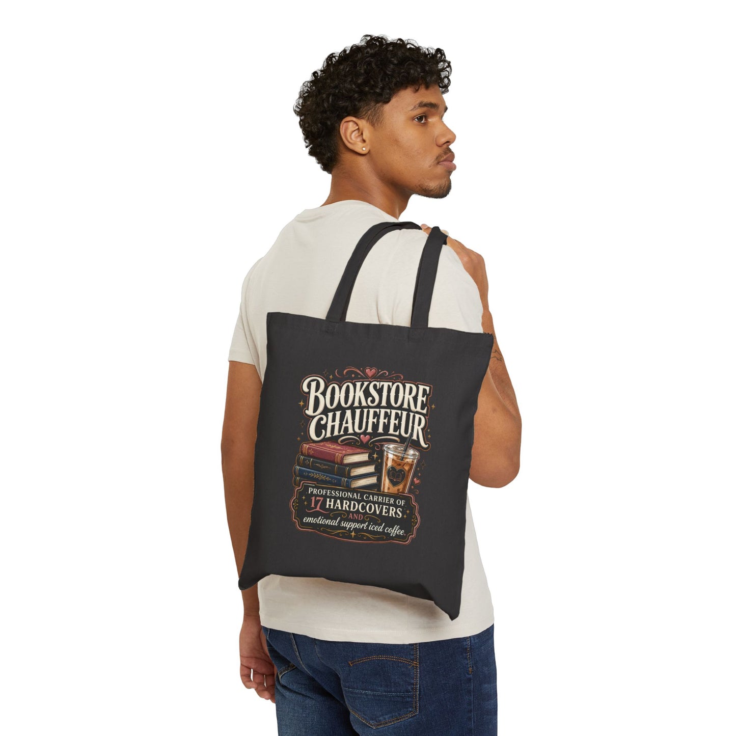 Bookstore_Chauffeur_tote_bag_ Black Mockup