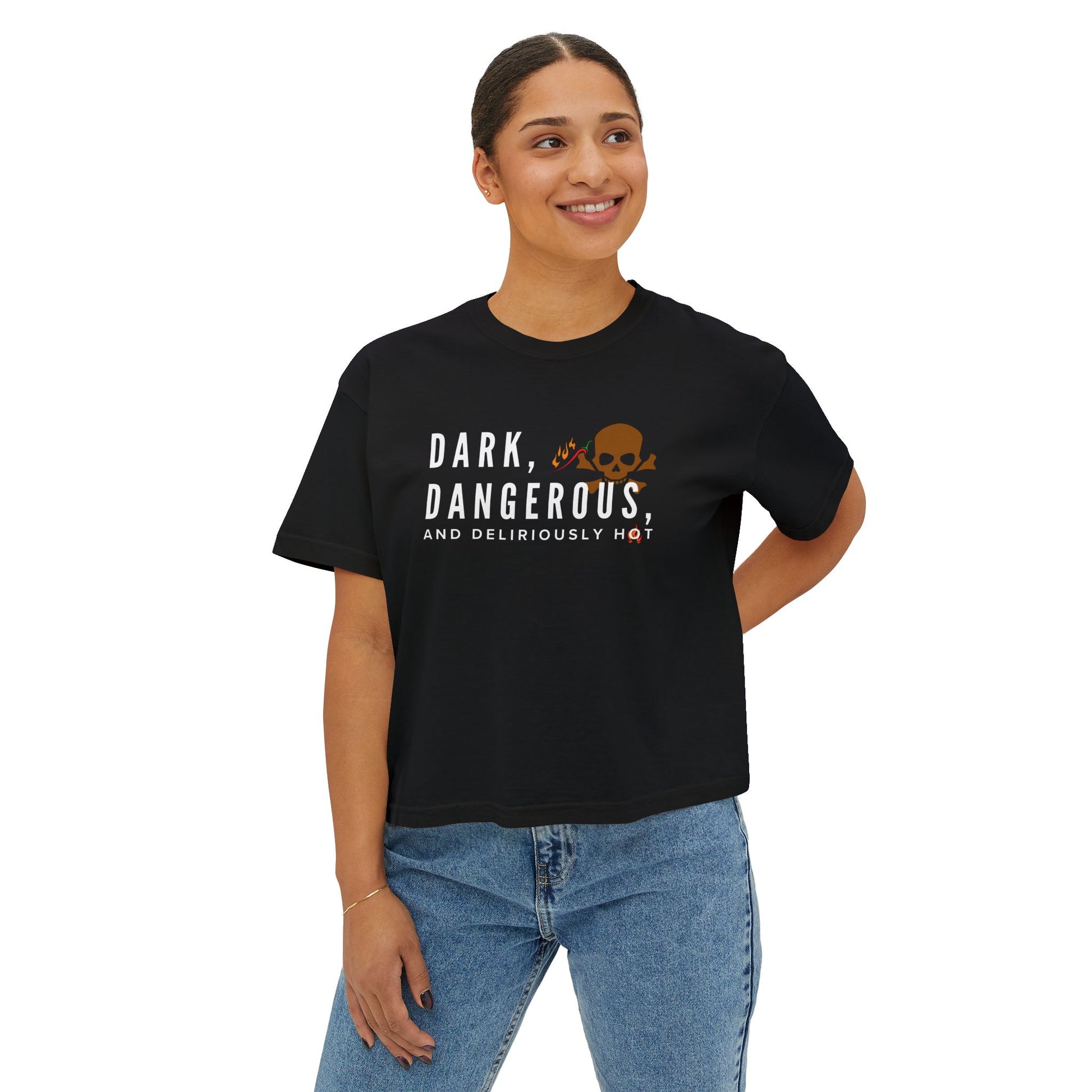 Booktok_Boxy_Tee_Black Mockup