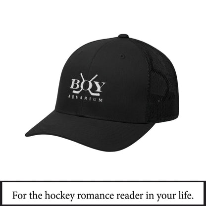 Boy Aquarium Hockey Trucker Cap | Embroidered Logo Hat
