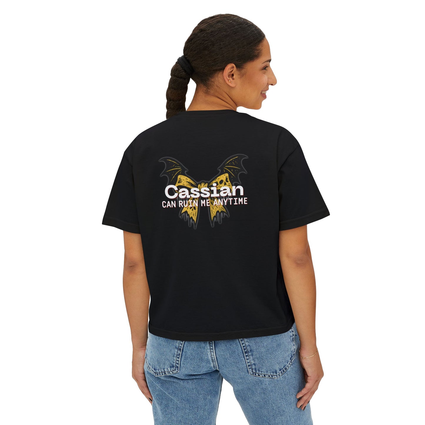 Cassian Can Ruin Me Boxy Tee Mockup