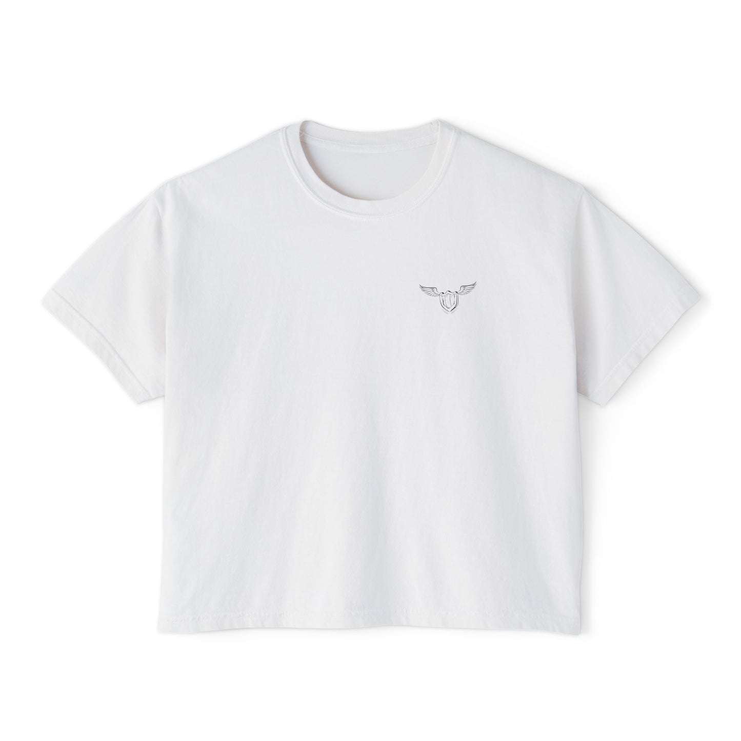 Cassian Can Ruin Me Boxy Tee White Front