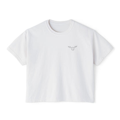 Cassian Can Ruin Me Boxy Tee White Front