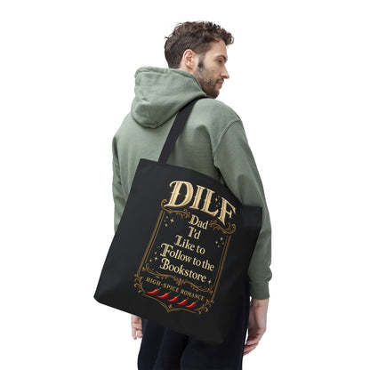 DILF_Tote_Bag Black Mockup 2
