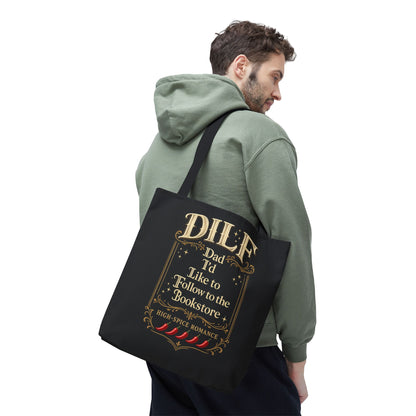 DILF_Tote_Bag Black Mockup 3