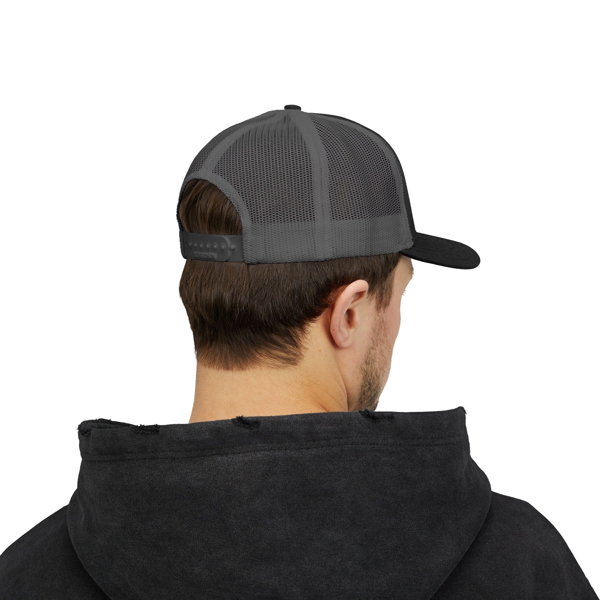 DILF_Trucker_Cap_Black/Charcoal Back