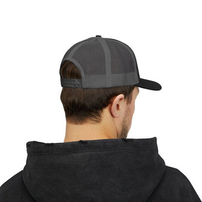 DILF_Trucker_Cap_Black/Charcoal Back